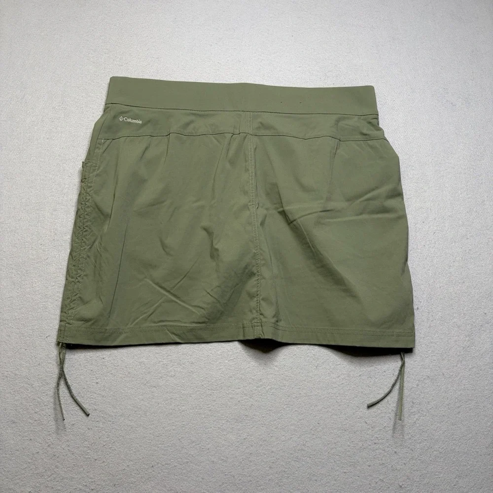 Columbia Skort Women XL Green Anytime Casual Omni-Shield Active Hiking Outdoor